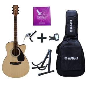 Yamaha FS80C Acoustic Guitar Combo Package with Bag, String, Stand, Tuner, and Capo